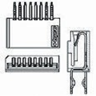 TE Connectivity, FFC 1mm Pitch 10 Way Straight Female FPC Connector, Vertical Contact