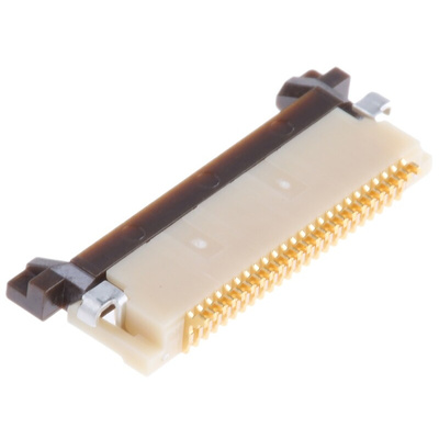 Hirose, FH12 0.5mm Pitch 24 Way Right Angle Female FPC Connector, ZIF Top Contact