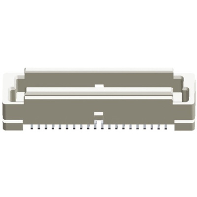 TE Connectivity, Free Height 0.8mm Pitch 40 Way Straight Male PCB Header