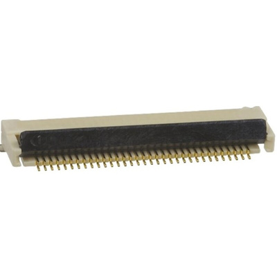 Omron, XF2M 0.5mm Pitch 33 Way Right Angle Female FPC Connector, Top and Bottom Contact