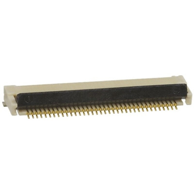 Omron, XF2M 0.5mm Pitch 36 Way Right Angle Female FPC Connector, Top and Bottom Contact