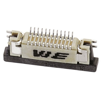 Wurth Elektronik, 687 0.5mm Pitch 30 Way Straight FPC Connector