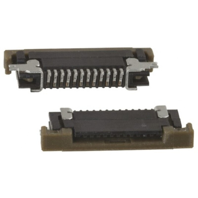 Amphenol Communications Solutions, SFV-R 0.5mm Pitch 12 Way Right Angle Male FPC Connector, ZIF Top Contact