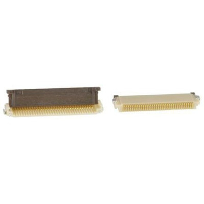 Hirose, FH12 0.5mm Pitch 33 Way Right Angle Female FPC Connector, ZIF Bottom Contact