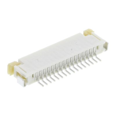 Molex, Easy-On, 52207 1mm Pitch 16 Way Right Angle Female FPC Connector, ZIF Top Contact