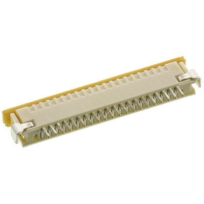 Molex, Easy-On, 52207 1mm Pitch 20 Way Right Angle Female FPC Connector, ZIF Top Contact