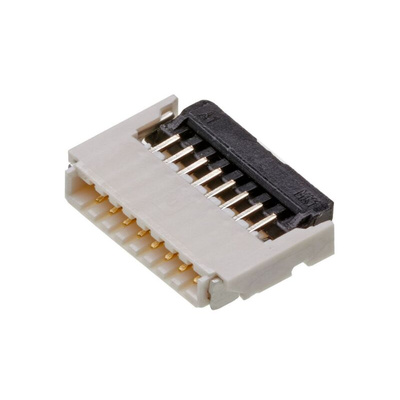 Molex, Easy On, 503480 0.5mm Pitch 8 Way Right Angle Male FPC Connector, Top and Bottom Contact