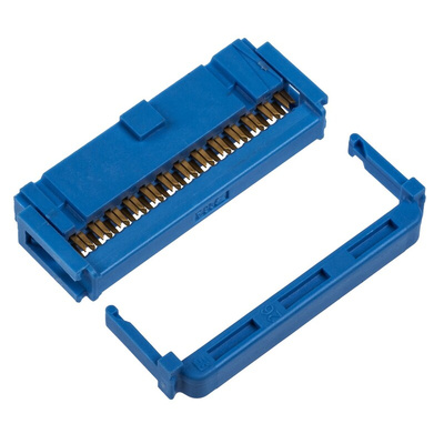 TE Connectivity 26-Way IDC Connector Socket for Cable Mount, 2-Row