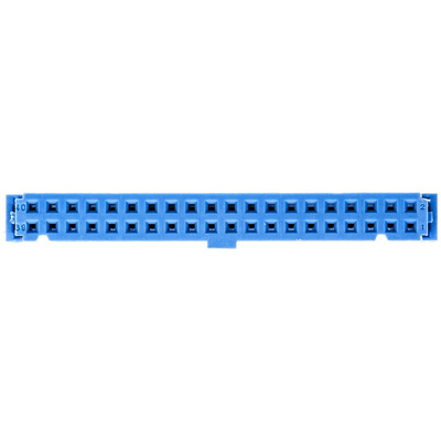 TE Connectivity 40-Way IDC Connector Socket for Cable Mount, 2-Row