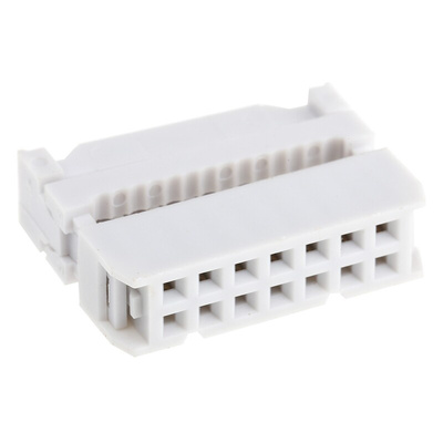 RS PRO 14-Way IDC Connector Socket for Cable Mount, 2-Row