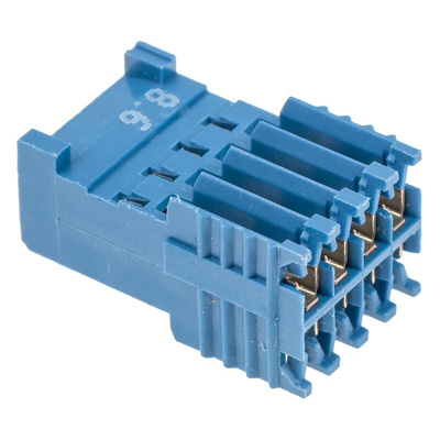 TE Connectivity 8-Way IDC Connector Socket for Cable Mount, 2-Row