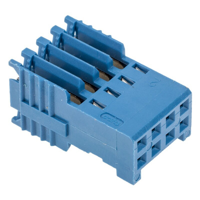 TE Connectivity 8-Way IDC Connector Socket for Cable Mount, 2-Row
