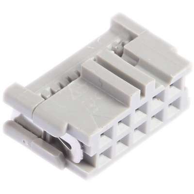 3M 10-Way IDC Connector Socket for Cable Mount, 2-Row