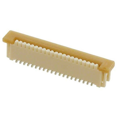 Molex, Easy-On, 52610 1mm Pitch 20 Way Vertical Female FPC Connector, Solder