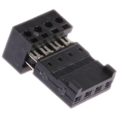 Stelvio Kontek 4-Way IDC Connector Socket for Cable Mount, 1-Row