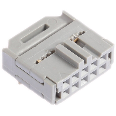 3M 10-Way IDC Connector Socket for Cable Mount, 2-Row