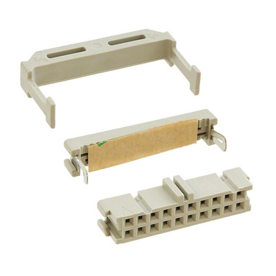3M 20-Way IDC Connector Socket for Cable Mount, 2-Row