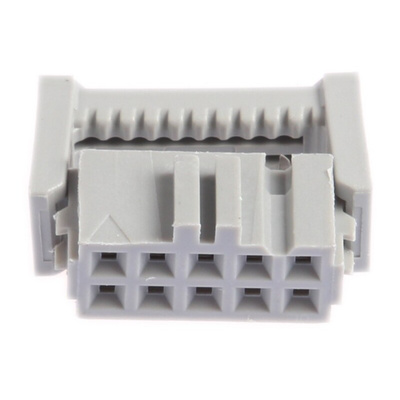 3M 10-Way IDC Connector Socket for Cable Mount, 2-Row