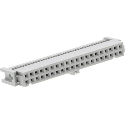 3M 40-Way IDC Connector Socket for Cable Mount, 2-Row