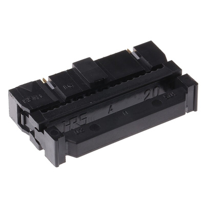 Hirose 20-Way IDC Connector Socket for Cable Mount, 2-Row