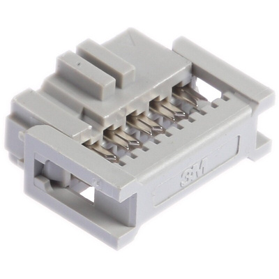 3M 10-Way IDC Connector Socket for Cable Mount, 2-Row