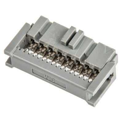 3M 16-Way IDC Connector Socket for Cable Mount, 2-Row