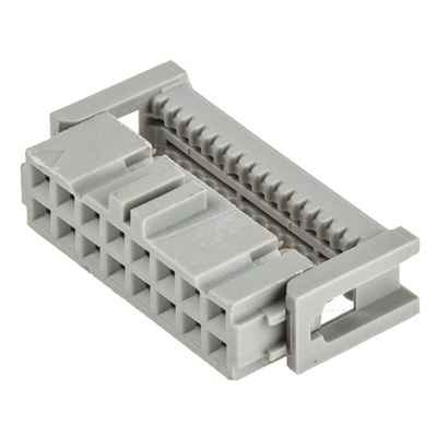 3M 16-Way IDC Connector Socket for Cable Mount, 2-Row
