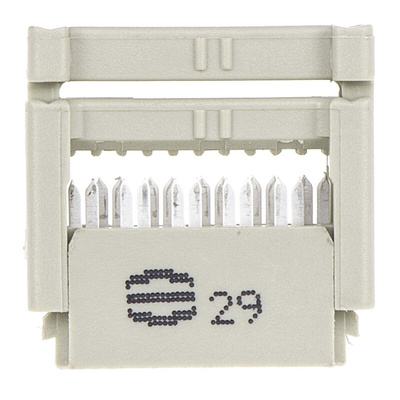 HARTING 10-Way IDC Connector Socket for Cable Mount, 2-Row