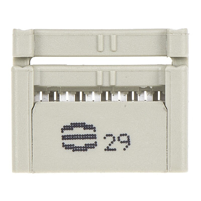 HARTING 10-Way IDC Connector Socket for Cable Mount, 2-Row