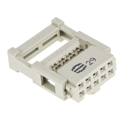 HARTING 10-Way IDC Connector Socket for Cable Mount, 2-Row