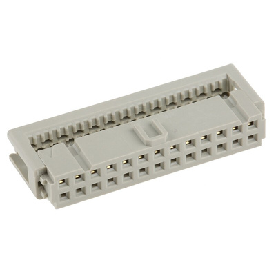 HARTING 26-Way IDC Connector Socket for Cable Mount, 2-Row