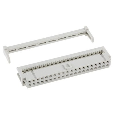 HARTING 40-Way IDC Connector Socket for Cable Mount, 2-Row