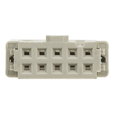 HARTING 10-Way IDC Connector Socket for Cable Mount, 2-Row