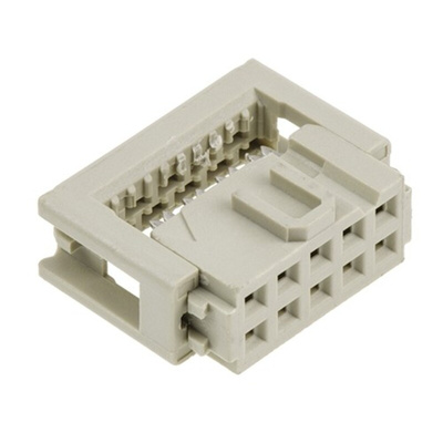 HARTING 10-Way IDC Connector Socket for Cable Mount, 2-Row
