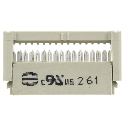 Harting 16-Way IDC Connector Socket for Cable Mount, 2-Row