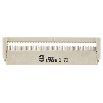 Harting 34-Way IDC Connector Socket for Cable Mount, 2-Row