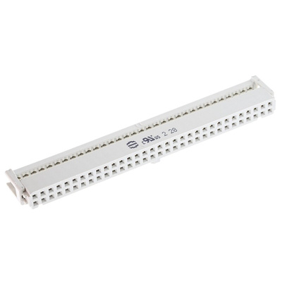 HARTING 64-Way IDC Connector Socket for Cable Mount, 2-Row