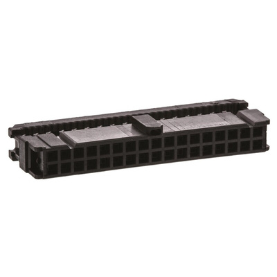 TE Connectivity 34-Way IDC Connector Socket for Cable Mount, 2-Row