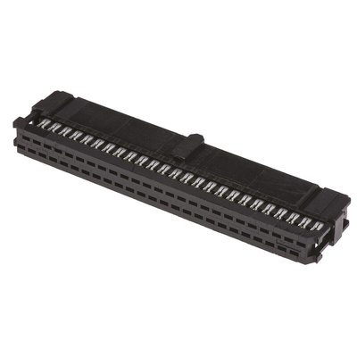 TE Connectivity 50-Way IDC Connector Socket for Cable Mount, 2-Row