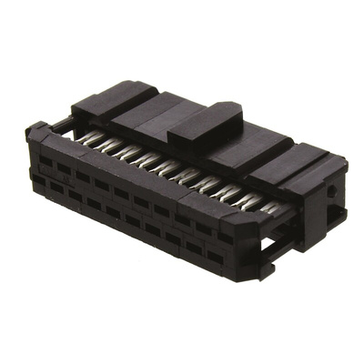 TE Connectivity 20-Way IDC Connector Socket for Cable Mount, 2-Row