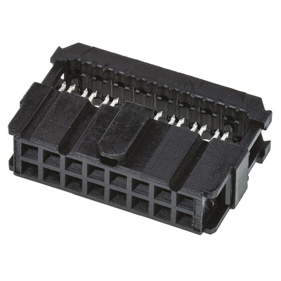 TE Connectivity 16-Way IDC Connector Socket for Cable Mount, 2-Row