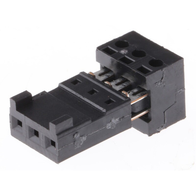 Stelvio Kontek 3-Way IDC Connector Socket for Cable Mount, 1-Row