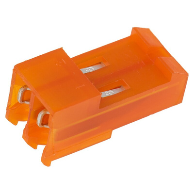 TE Connectivity MTA-156 Series 3.96mm Pitch Right Angle Cable Mount IDC Connector, Socket, 2 Way, 1 Row