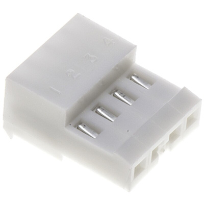 TE Connectivity 4-Way IDC Connector Socket for Cable Mount, 1-Row