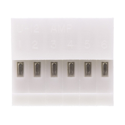 TE Connectivity 6-Way IDC Connector Socket for Cable Mount, 1-Row