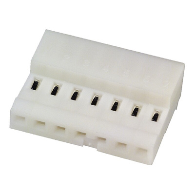 TE Connectivity 7-Way IDC Connector Socket for Cable Mount, 1-Row