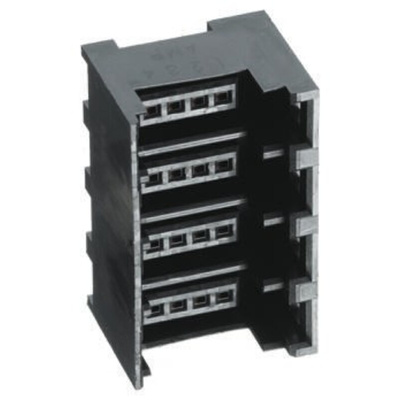 TE Connectivity 4-Way RITS Connector for  Through Hole Mount, 4-Row