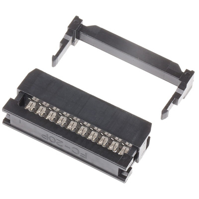 RS PRO 20-Way IDC Connector Socket for Cable Mount, 2-Row