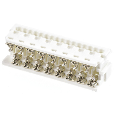 Molex 16-Way IDC Connector Socket for Cable Mount, 2-Row