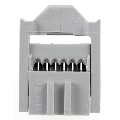 Amphenol Communications Solutions 6-Way IDC Connector Socket for Cable Mount, 2-Row